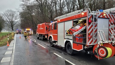 News: LZ Blecher, LG Voiswinkel, LG Scherf: Verkehrsunfall mit eingeklemmter Person (Altenberg)