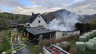 News: LG Scheuren, LG Voiswinkel, LG Scherf, LG Eikamp: Feuer Garage (Pistershausen) (04.04.2024, 18:45 Uhr)