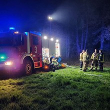LG Scheuren: Überörtliche Hilfe - Waldbrand (Immekeppel)