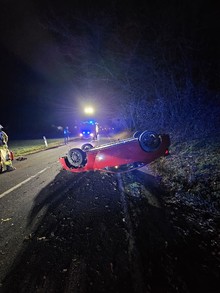 LG Scherf: Technische Hilfe nach Verkehrsunfall (Scherfbachtal)