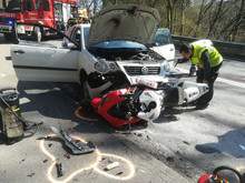 LZ Nord & Süd: Technische Hilfe nach Verkehrsunfall (Blecher)