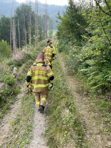 LZ Blecher: Tragehilfe für den Rettungsdienst (Schöllerhof)