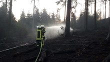 LG Scheuren: Überörtliche Hilfe Waldbrand (Gummersbach)