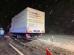 News: LZ Odenthal Süd: Verkehrsunfall mit LKW (Schmeisig) (30.01.2019, 17:55 Uhr)