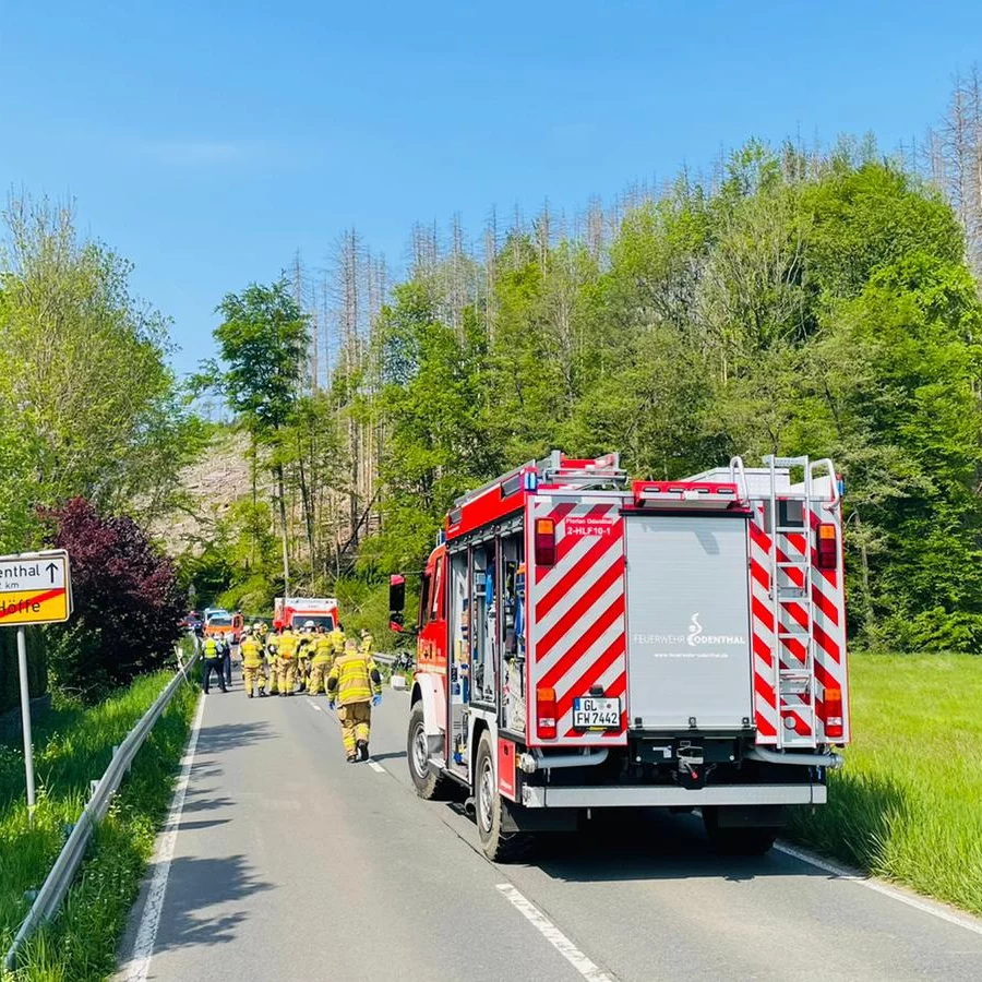 News: LG Scherf, LG Scheuren: Technische Hilfe / Unterstützung Rettungsdienst nach Verkehrsunfall (Höffe) (08.05.2022, 12:00 Uhr)