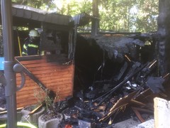 News: LZ-Odenthal Nord, LZ-Odenthal Süd: Odenthal-Blecher Feuer 2 brennendes Gartenhaus (11.09.2018, 16:31 Uhr)