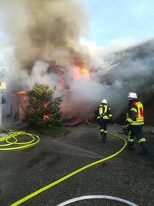 Dank des Wehrleiters zu: Brand in Einfamilienhaus (Osenau)