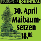 Maibaumsetzen 2025 beim Löschzug Blecher