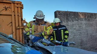 News: Übung mit dem DRK in Scheuren (30.05.2023)